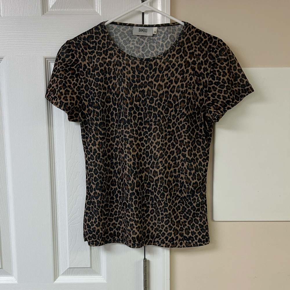 BAMBOO Leopard Print Tee